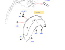 Parafango Interno Destro Per
