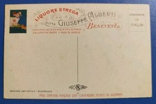 1920ca Codognato - aviatore mitragliere - pubblicità liquore Strega Alberti