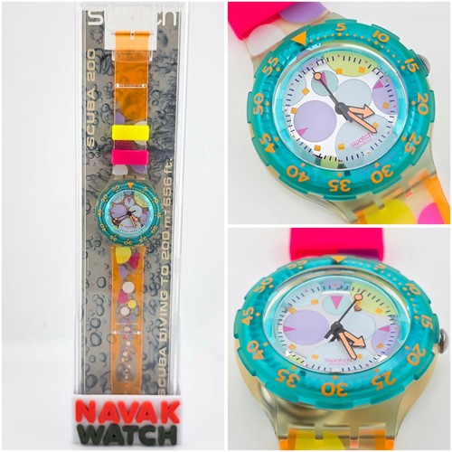 Swatch scuba 200 sea grapes - scuba,