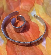 Parure anello e bracciale alla