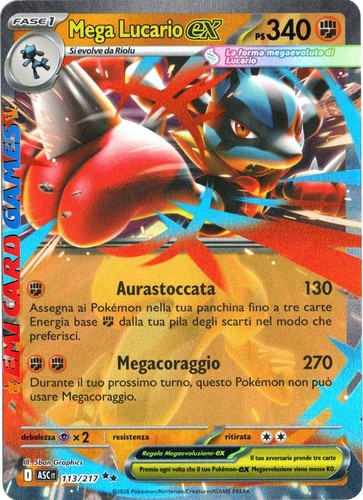 Mega lucario 113 - -, asc