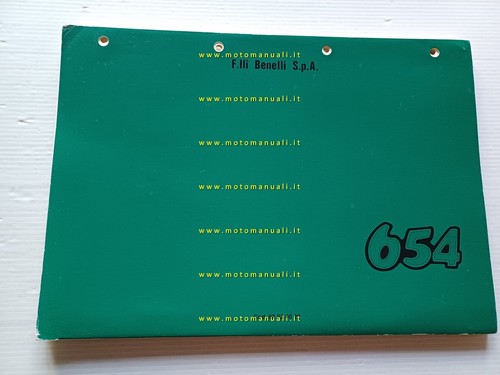 Benelli 654 1980 catalogo