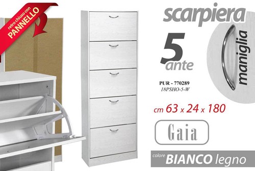 Scarpiera ante legno moderna - legno,