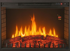 Inserto Elettrico OXFORD XL Da Incasso - Caminetto Elettrico Da Incasso Con Luce