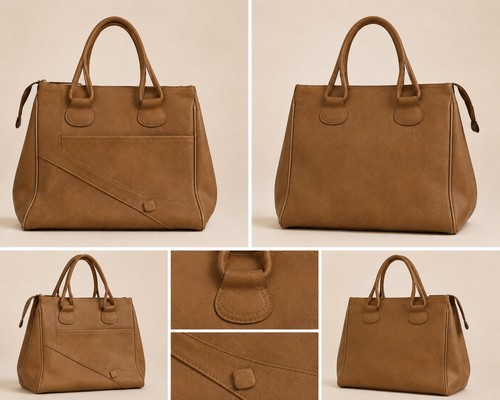 Borsa donna pelle marrone