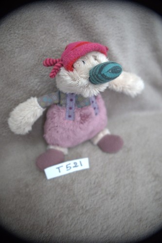 Peluche t521 doudou canard - peluche,
