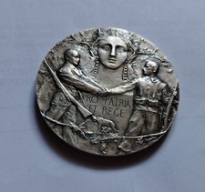 Regno d' ITALIA - TIRO a SEGNO NAZIONALE - PRO PATRIA ET REGE - (Ag / 50mm)