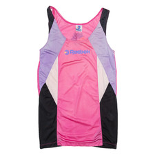 REEBOK Gilet Uomo Rosa Senza