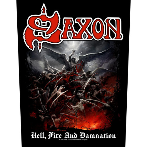Saxon back patch - saxon, hell,