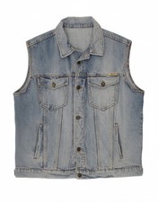 YUMA Gilet Uomo Denim UK 40