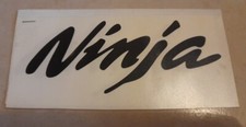 Kawasaki Adesivo Decalcomania Scritta Ninja ZX-10/ZX-6R/636 Colore Nero