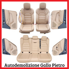 Sedili in pelle beige interni PORSCHE macan s gts 2018 2019 95b 2.0 3.0 diesel