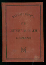SOLAZZI ENRICO LETTERATURA