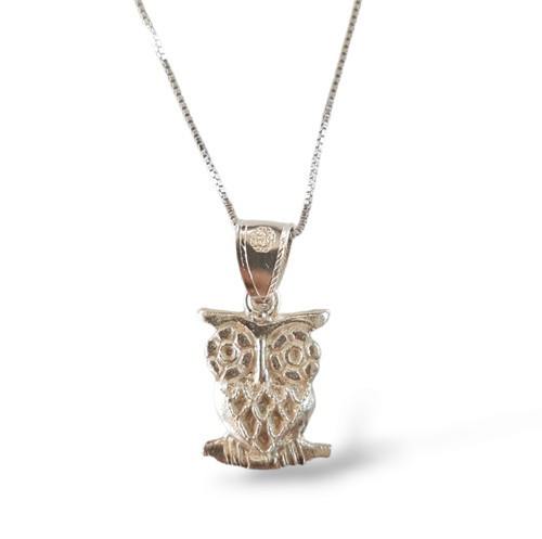 Collana con charm - charm, gufo