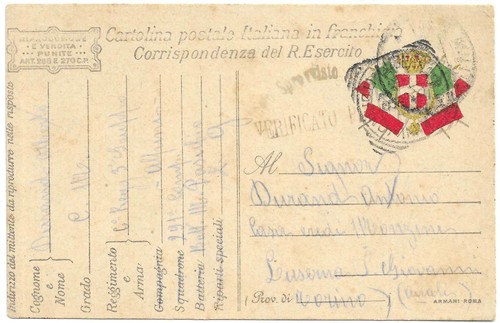 Posta militare 6 reggimento - posta,
