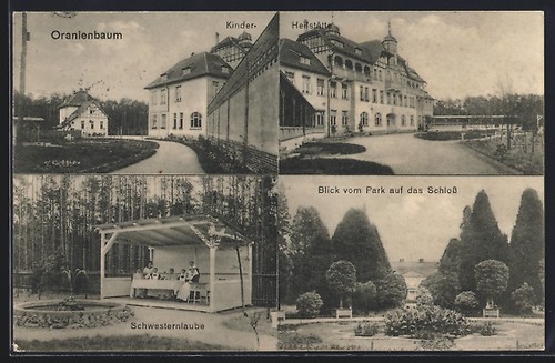 Cartolina oranienbaum asilo - cartolina, oranienbaum,