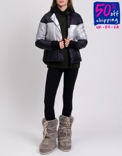 RRP€1037 ERIN SNOW Giacca da sci US4 UK8 IT40 S PRIMALOFT cappuccio nascosto riflettente