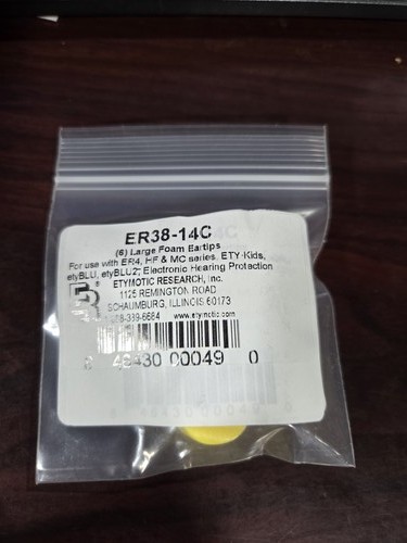 Etymotic er38 14c yellow foam - etymotic,