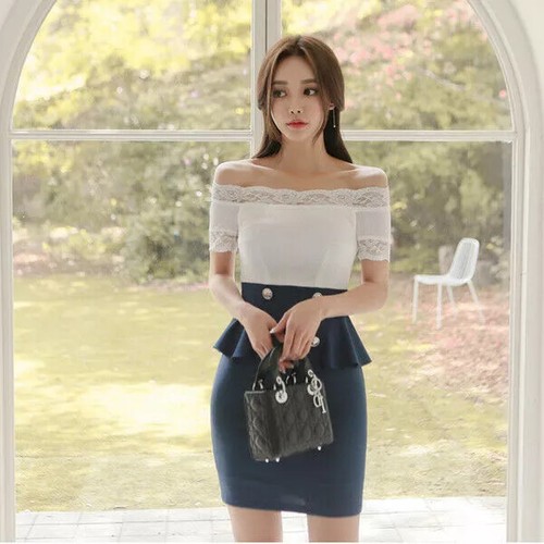 Elegante vestito abito - , corto