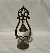 Brass bell table gong - brass,