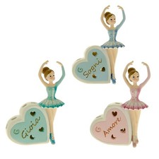BOMBONIERA BALLERINA CUORE LED