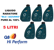 LIQUIDO RADIATORE BLU AZZURRO PURO 100% Q8 LONG LIFE BLUE ANTIFREEZE 5 LITRI