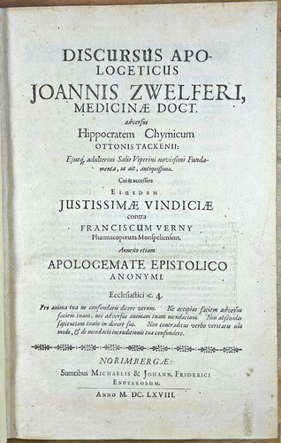 Rare 1668 latin medical book - medical,
