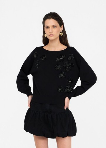 Liu black maglia con - liu,