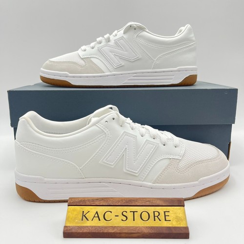 New balance 480l bianco - new,