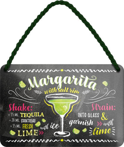 Targa latta margarita - targa, in