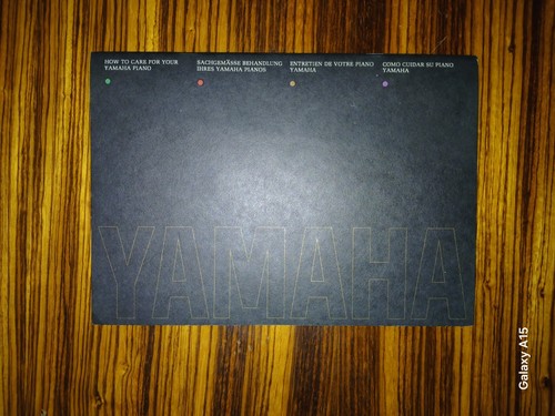 Libretto istruzioni yamaha - libretto,