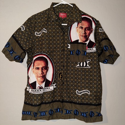 Camicia supreme obama verde - camicia,
