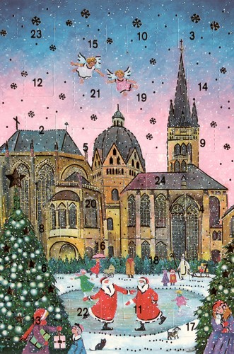 Calendario dell avvento in - a4,