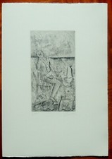 GASTONE BREDDO incisione del 1963   ''SENZA TITOLO''  (rif 16a)