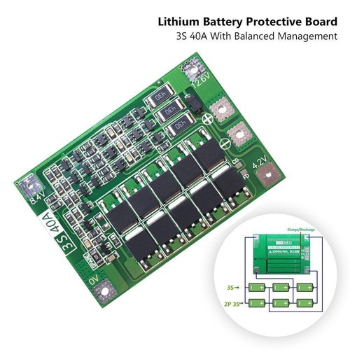 Scheda bms 40a pcb - 3s,