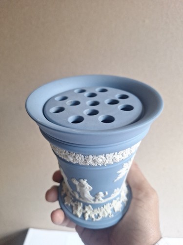 Vaso coperchio wedgwood blu - wedgwood,