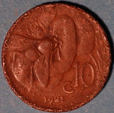 1921 Italia 10 Centesimi