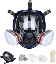 Maschera Respiratoria Riutilizzabile Con Filtro | Anti-Appannamento, Anti-Gas, A