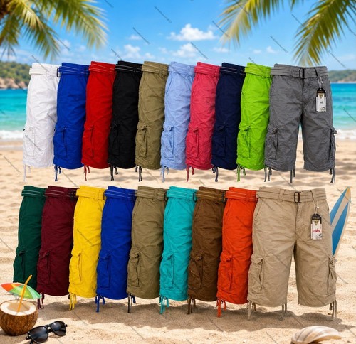 Pantaloncini cargo uomo - , focus