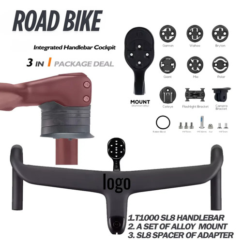 Manubrio bici strada carbonio