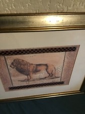 una stampa vintage con cornice