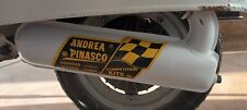 Adesivo ANDREA PINASCO CORSE per Marmitta Scarico Sportivo Decorazioni Vespa...