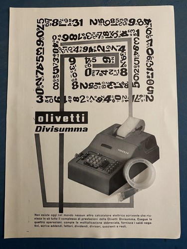Rara pubblicità divisumma - pubblicità,