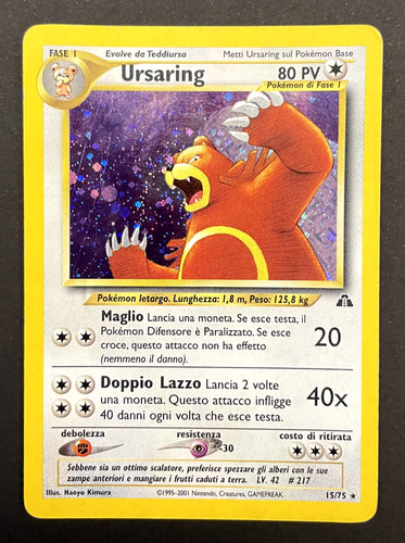 Pokémon tcg ursaring 15 75 - , 15/75