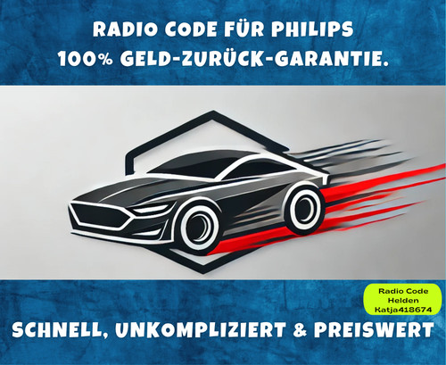 Philips codice radio pin - radio,
