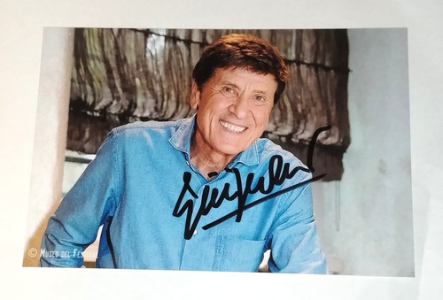Autografo gianni morandi foto - autografo,