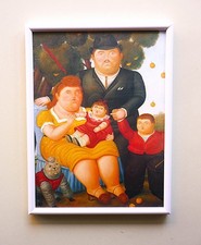 Quadro Una famiglia di Botero