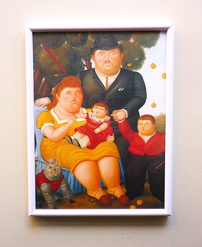 Quadro una famiglia - una, botero