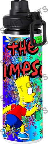 Bart simpson design 850ml - bart,