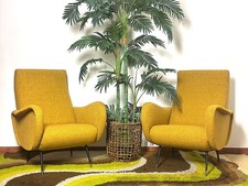 Coppia di Poltrone "LADY" Lt.Yell Anni 50 Attribuito MARCO ZANUSO WAIMEA VINTAGE
